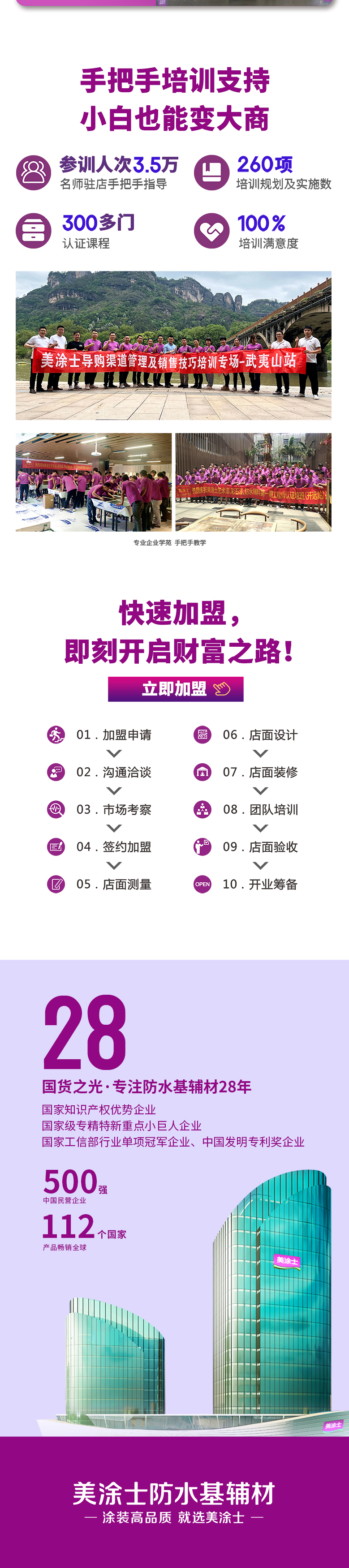 美涂士防水涂料加盟