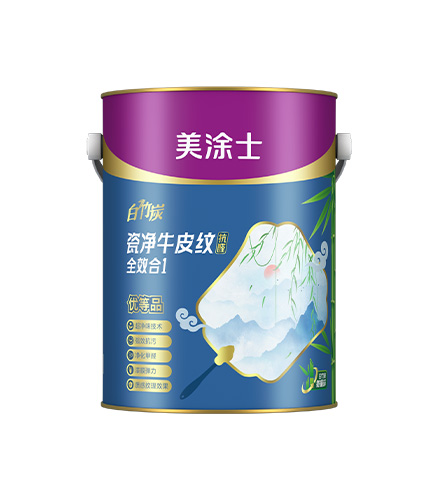 白竹炭瓷凈牛皮紋全效合1墻面漆